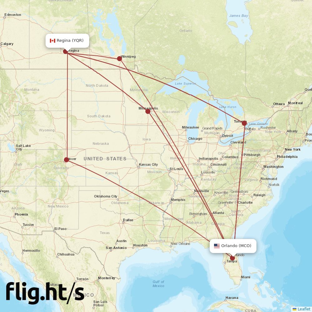 YQR-MCO
