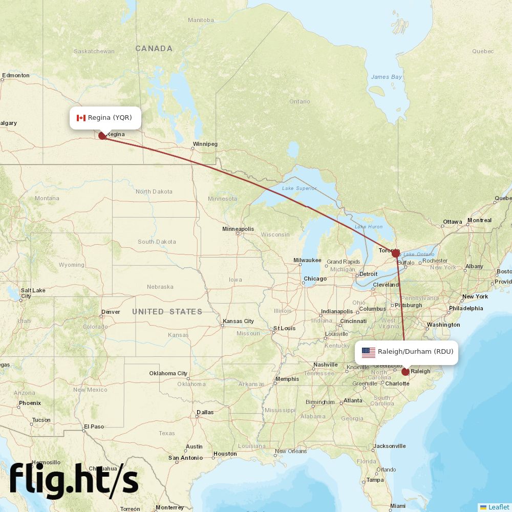 YQR-RDU
