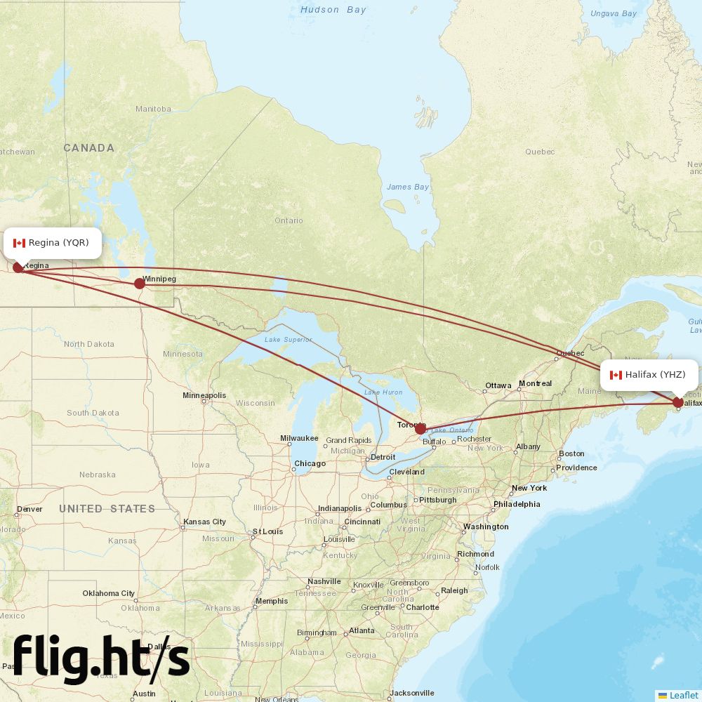 YQR-YHZ