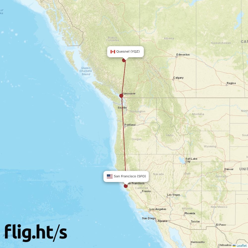 YQZ-SFO