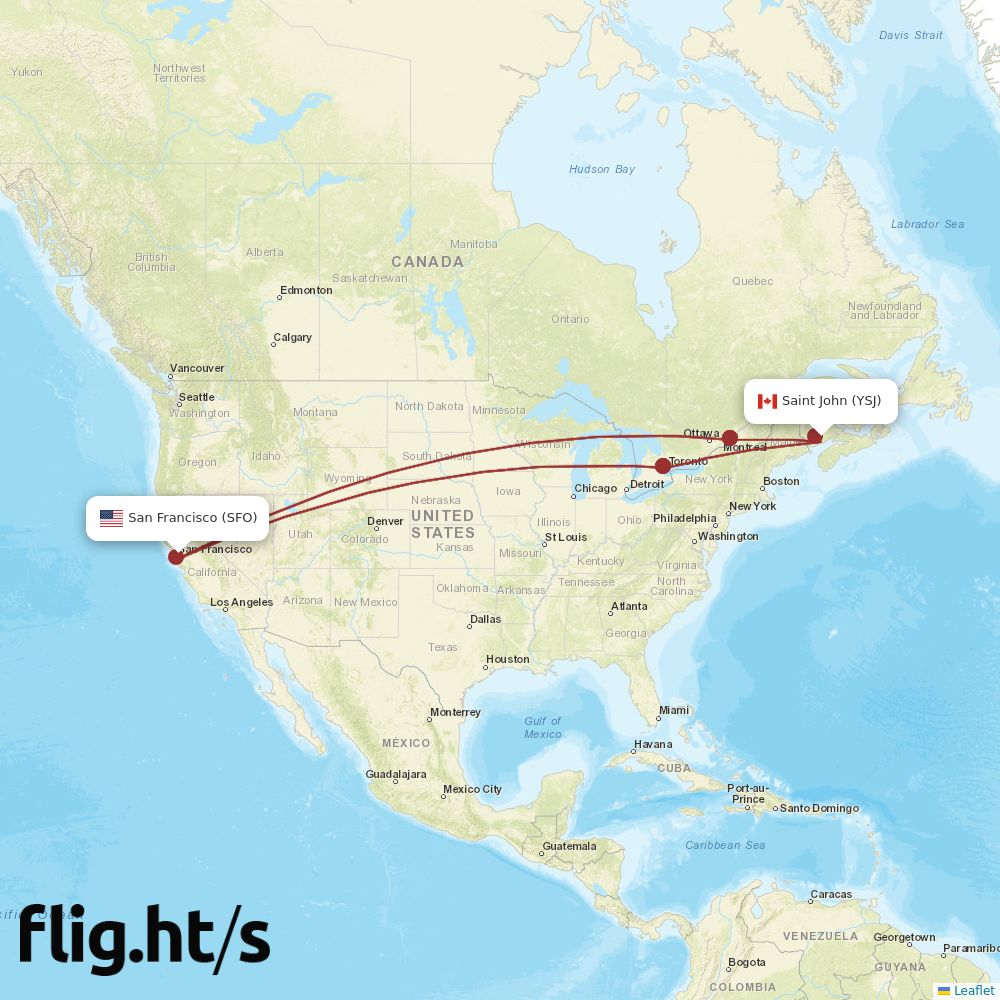 YSJ-SFO