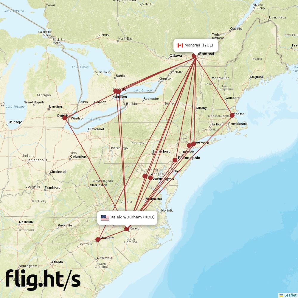 YUL-RDU