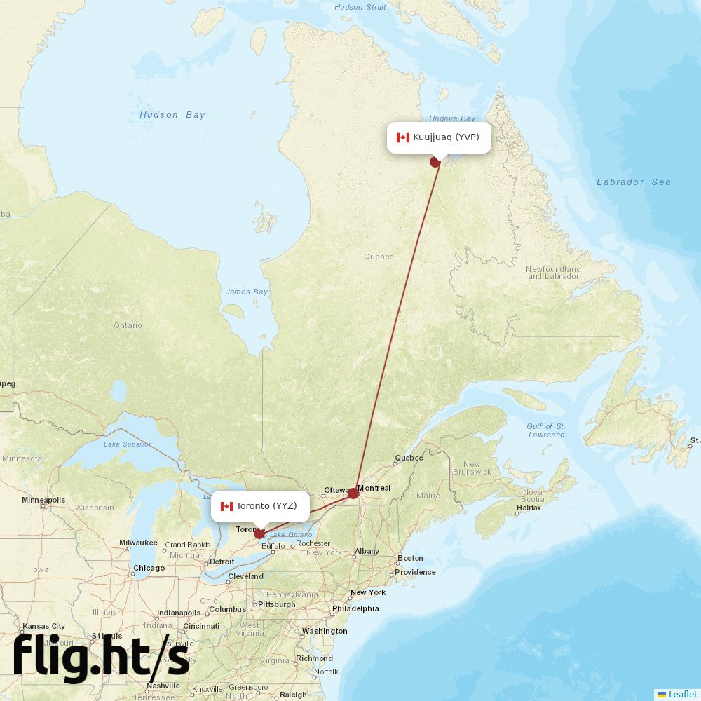 YVP-YYZ