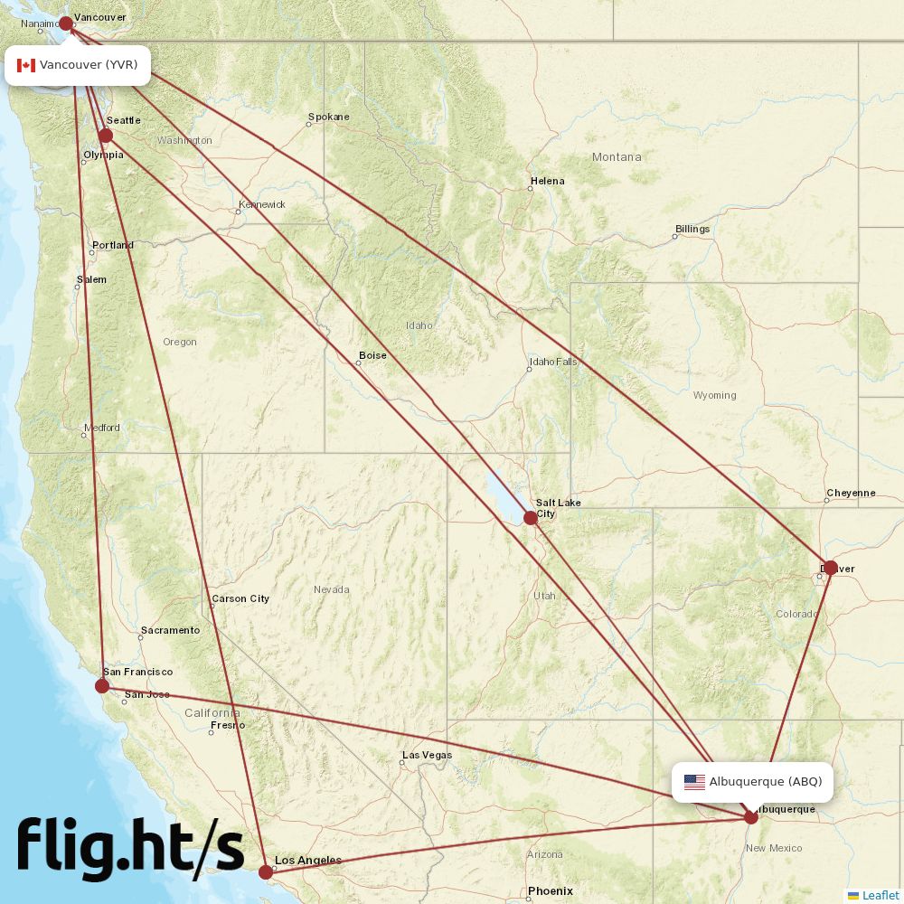 YVR-ABQ