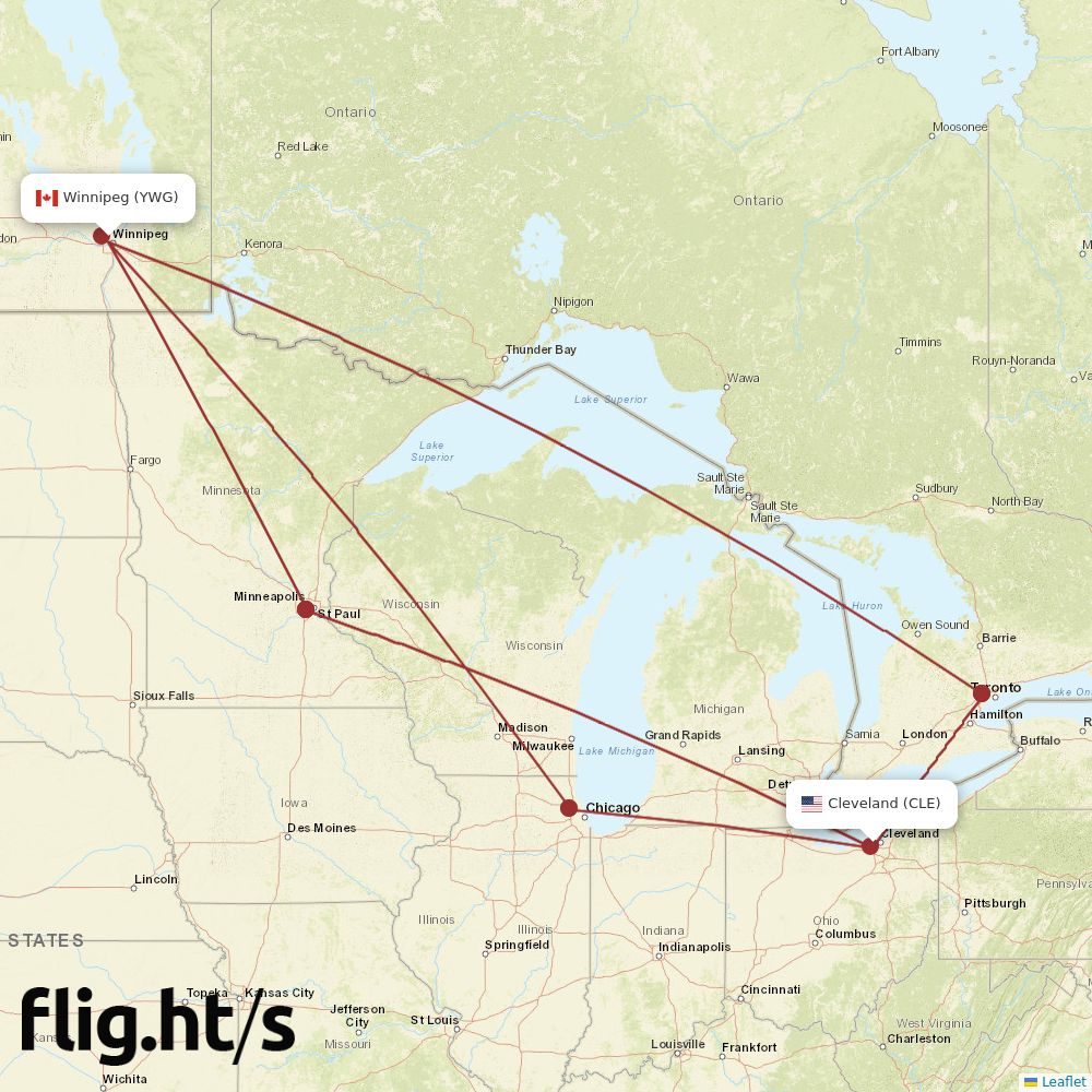 YWG-CLE