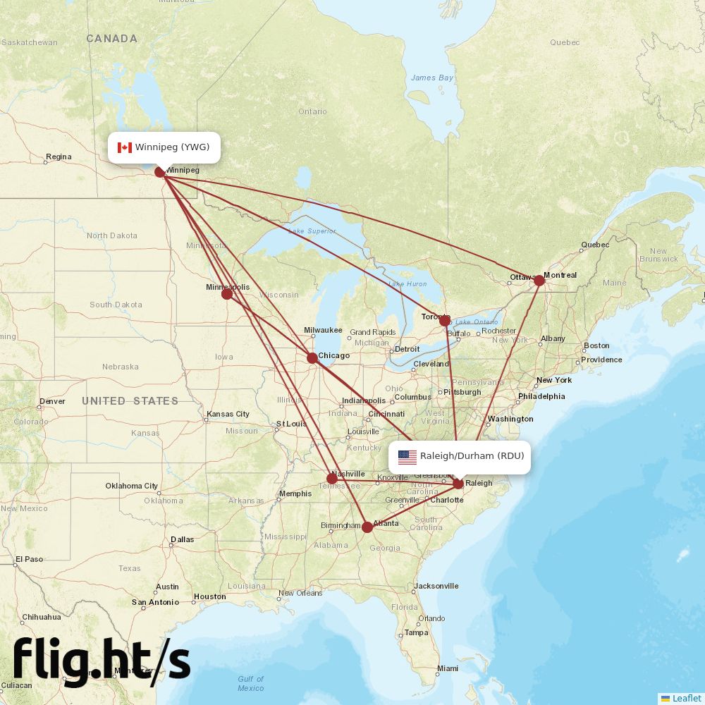 YWG-RDU