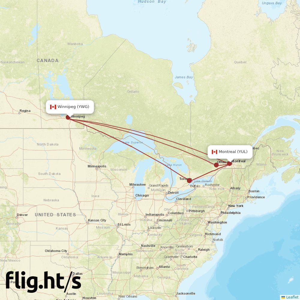 YWG-YUL