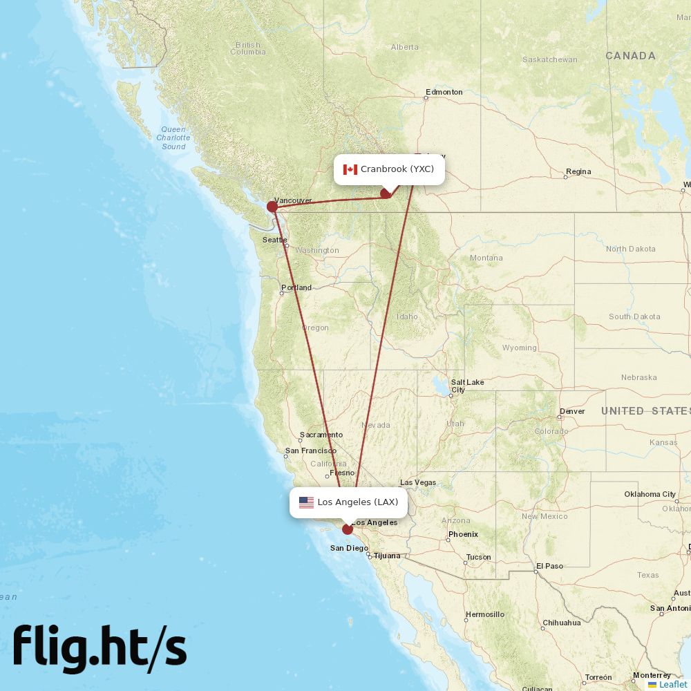 YXC-LAX
