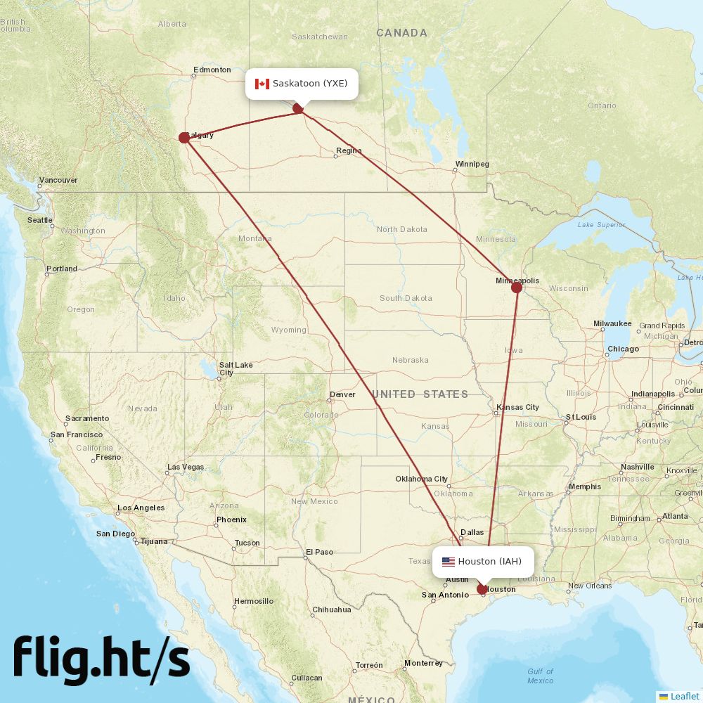 YXE-IAH