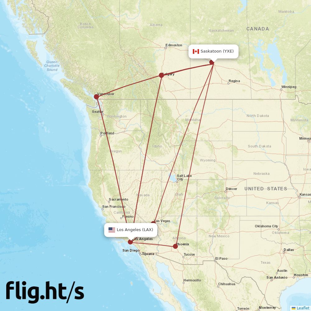 YXE-LAX