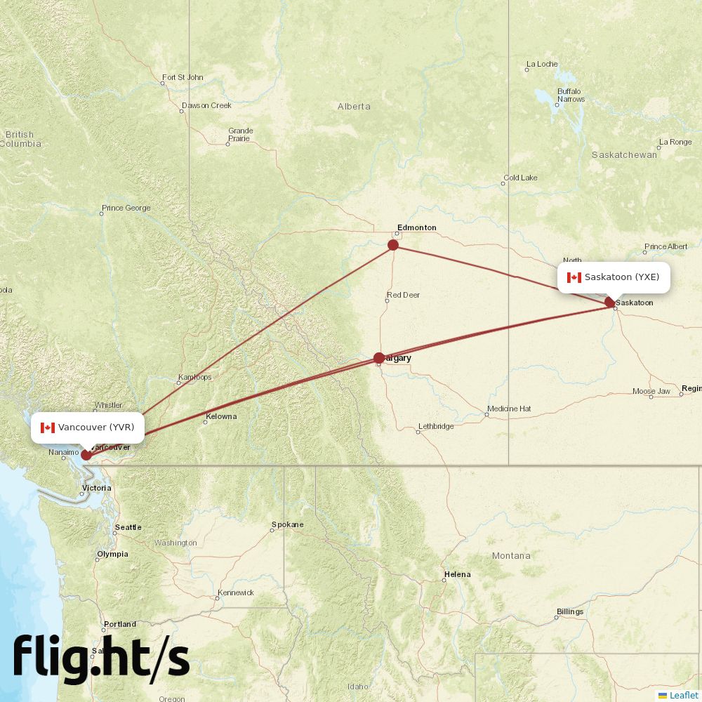 YXE-YVR