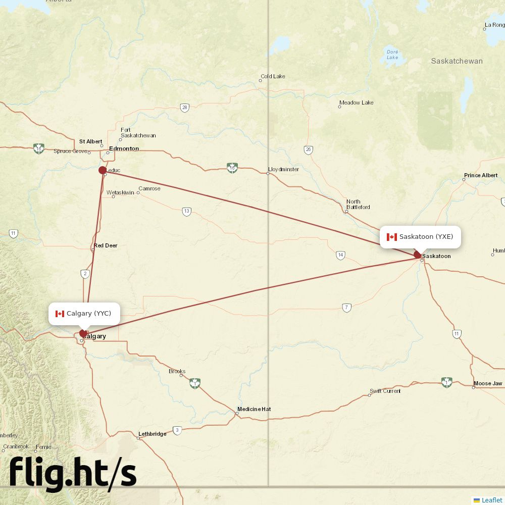 YXE-YYC