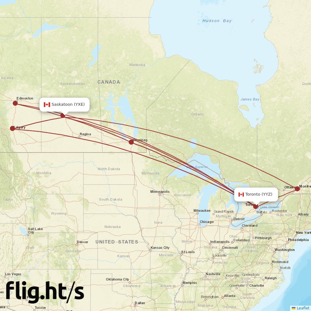 YXE-YYZ