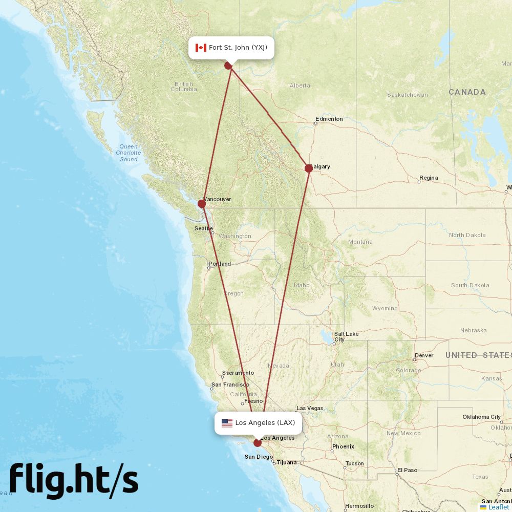 YXJ-LAX