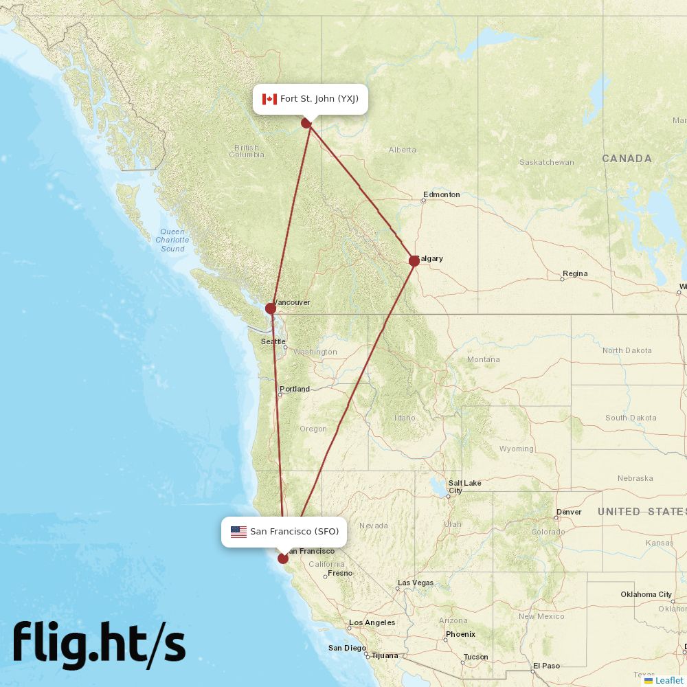 YXJ-SFO