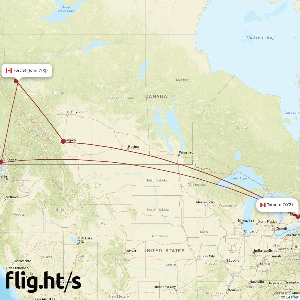 YXJ-YYZ