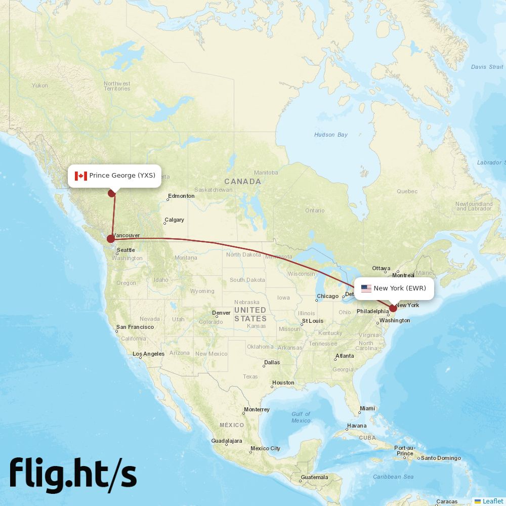 YXS-EWR