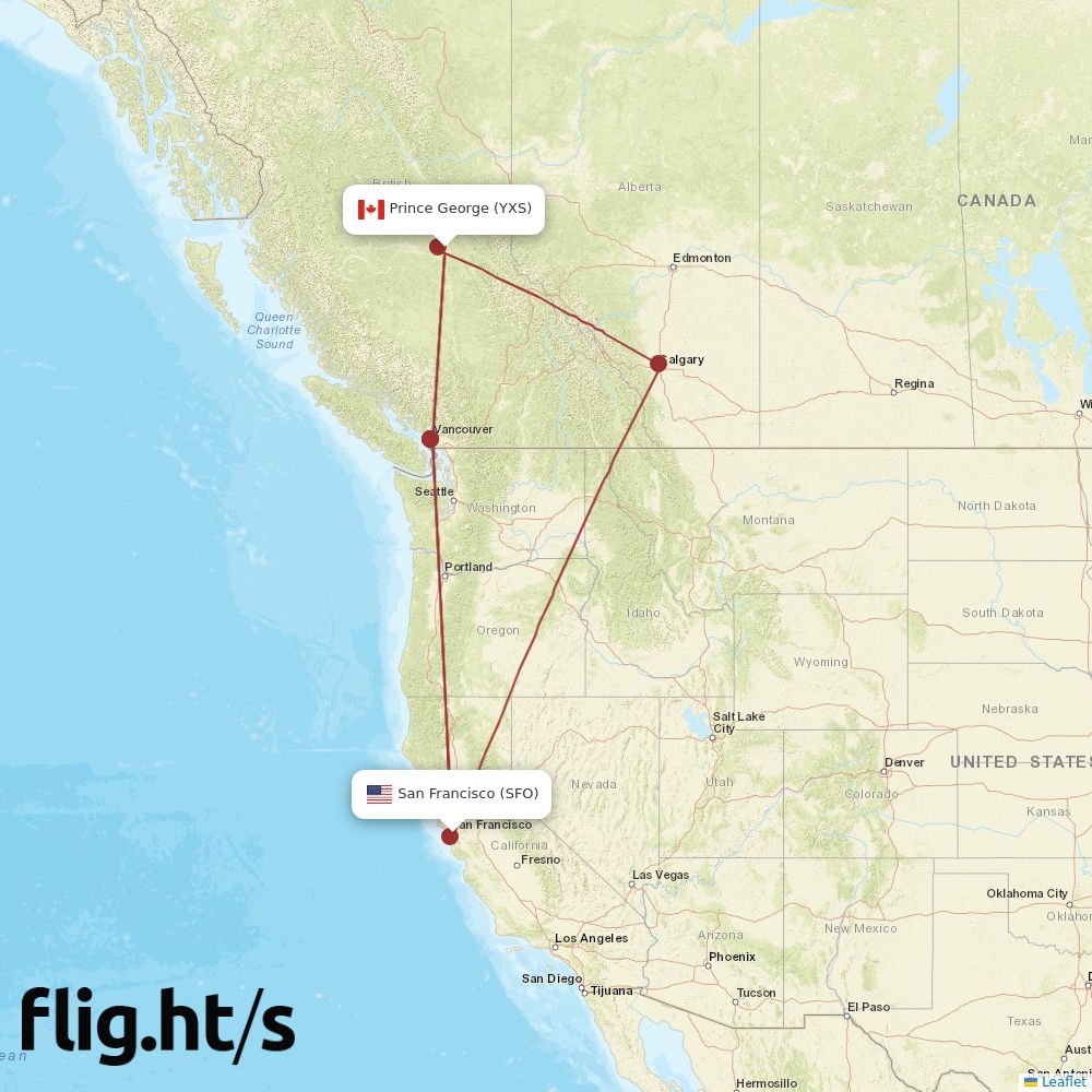 YXS-SFO