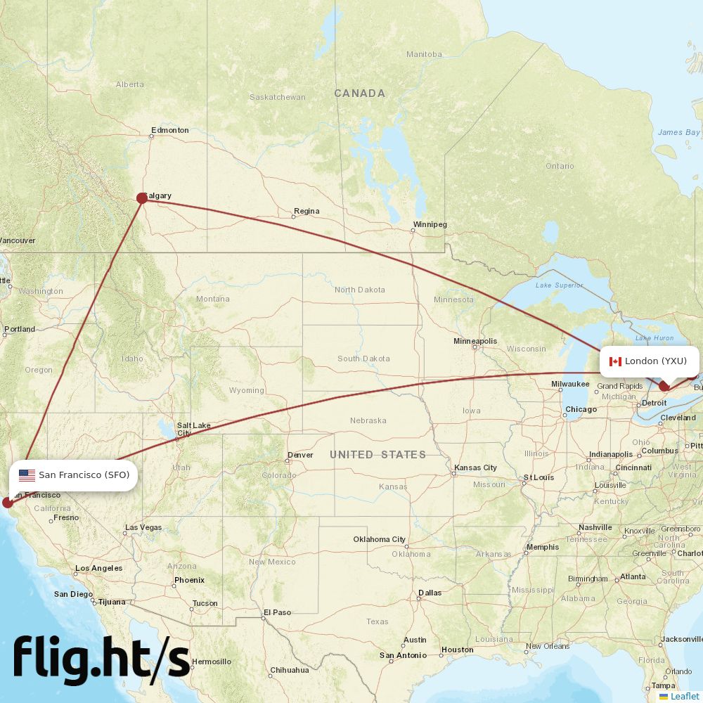 YXU-SFO