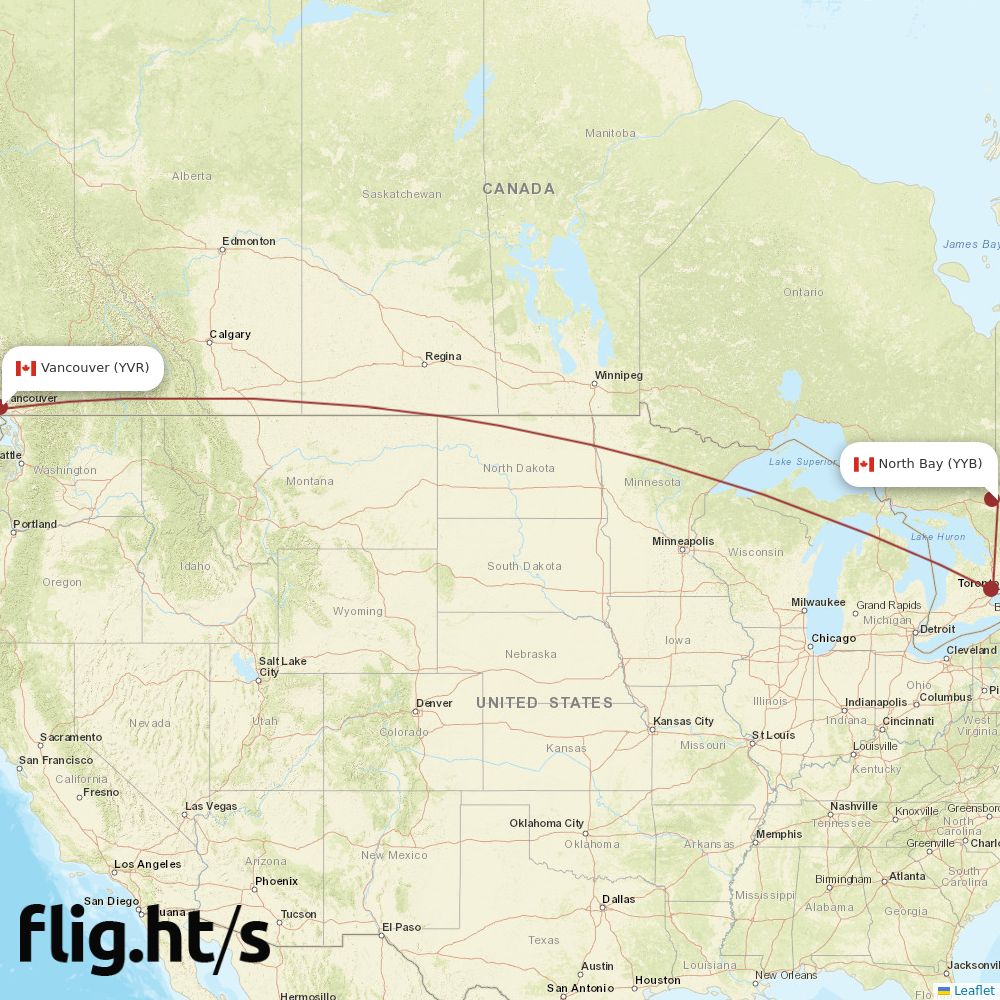 YYB-YVR