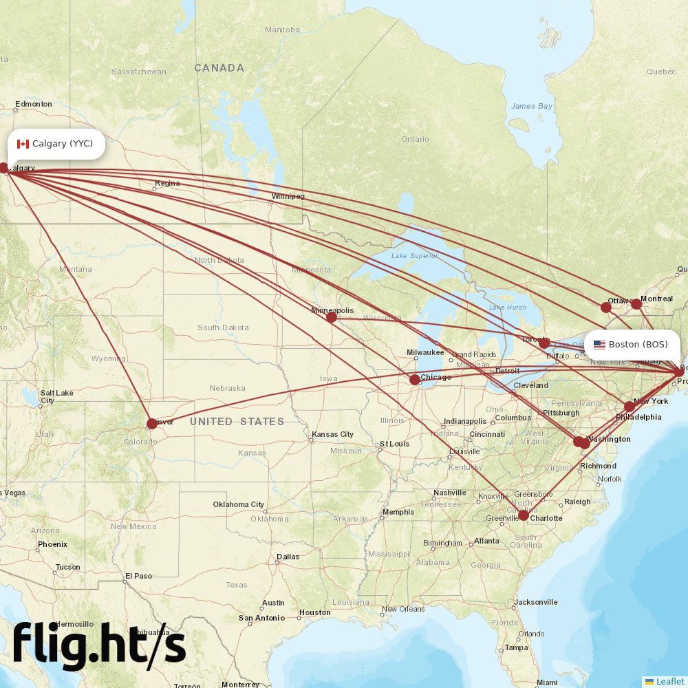 YYC-BOS