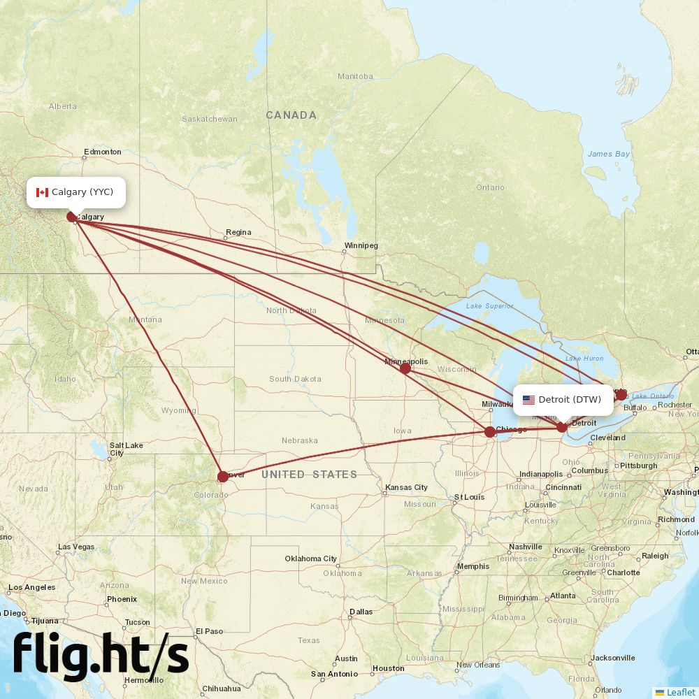 YYC-DTW