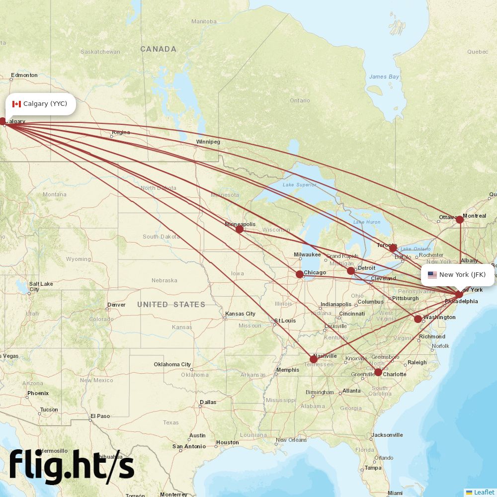 YYC-JFK