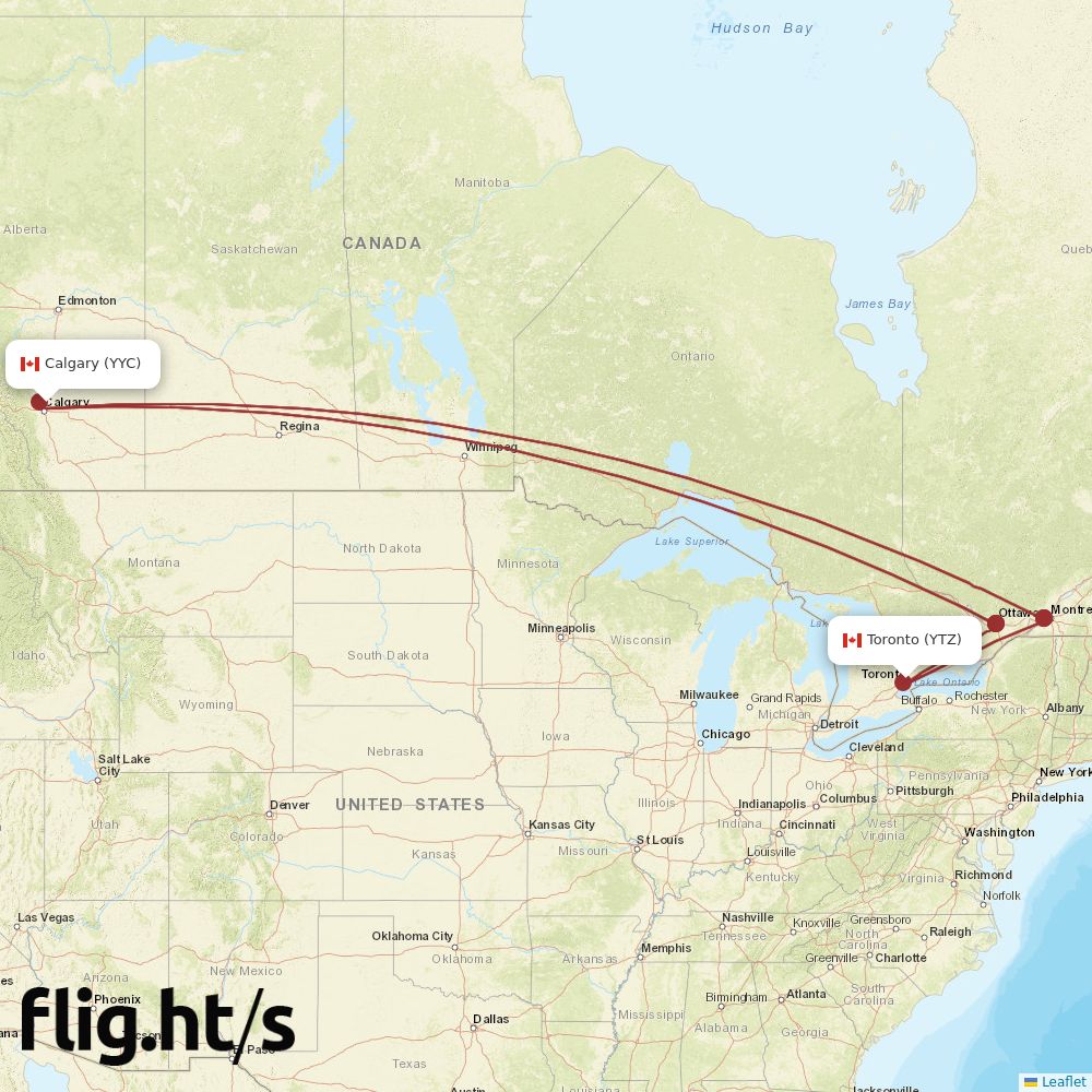 YYC-YTZ