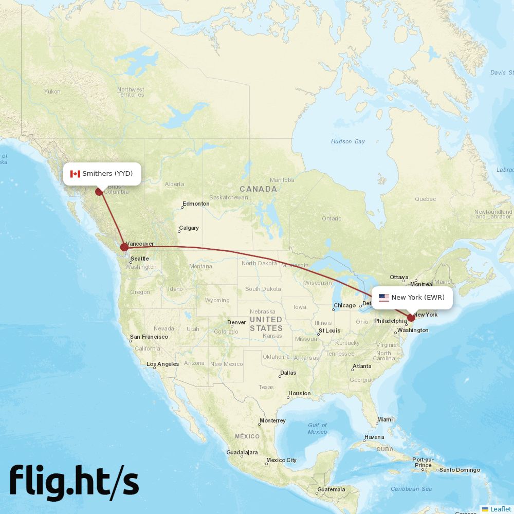 YYD-EWR