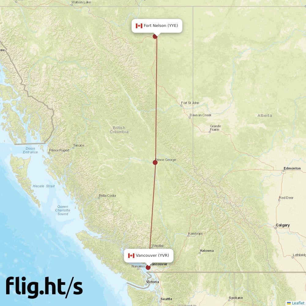 YYE-YVR