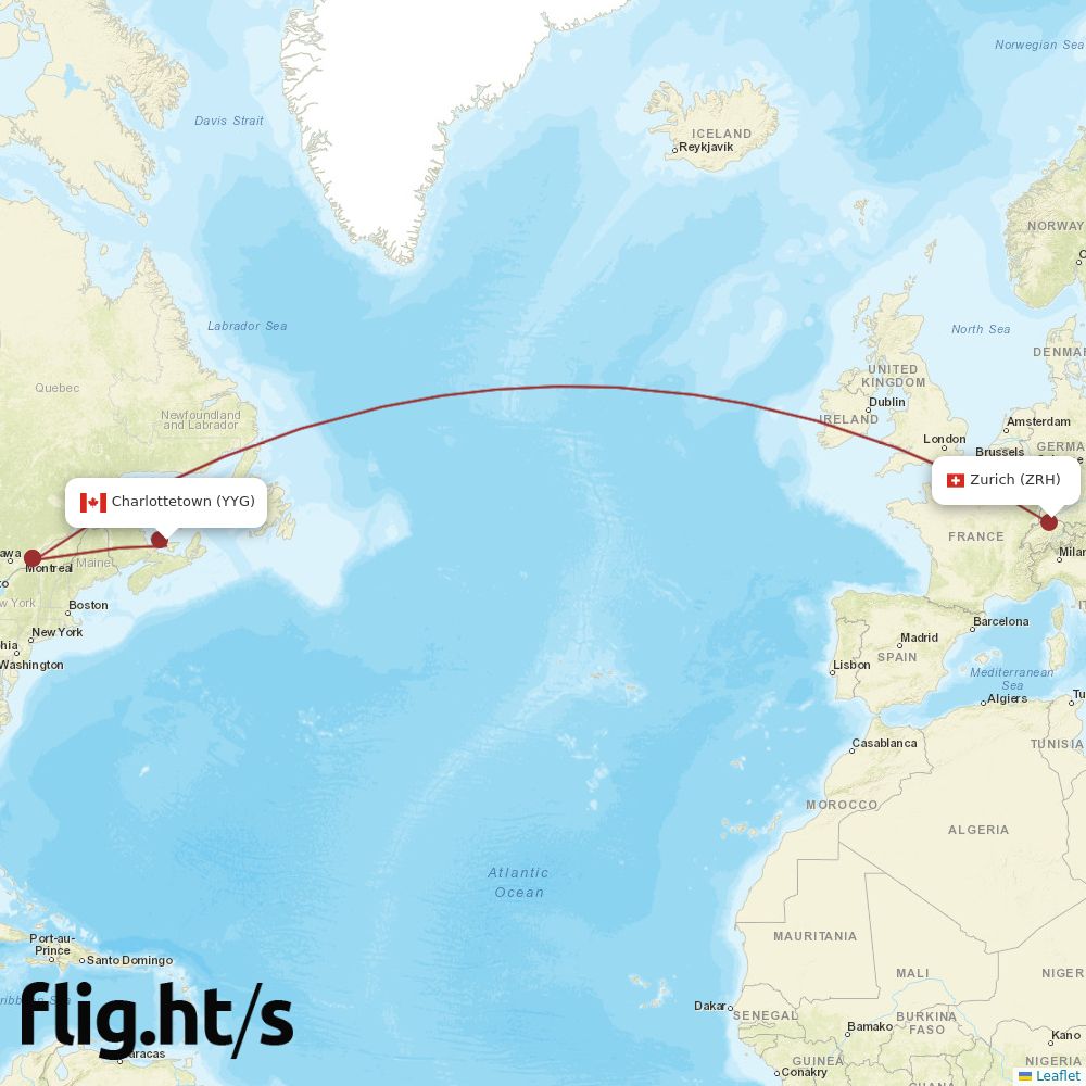 YYG-ZRH