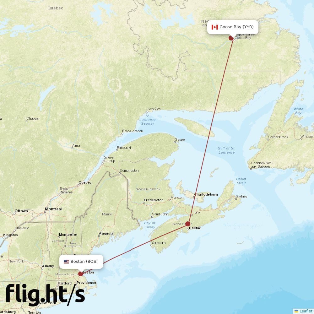 YYR-BOS
