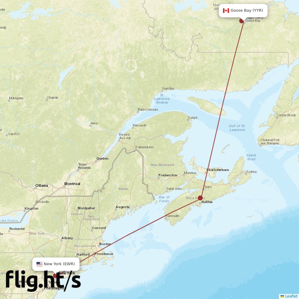 YYR-EWR