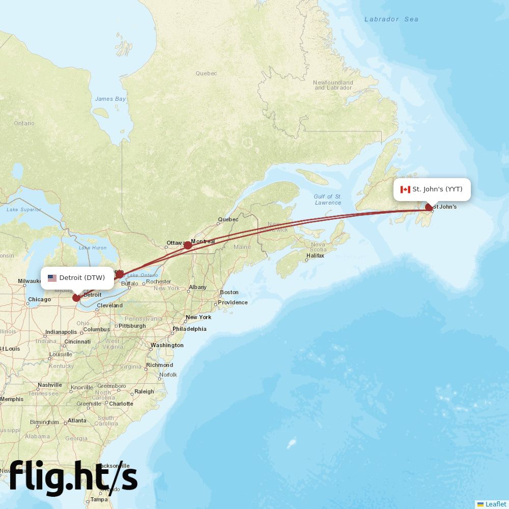 YYT-DTW