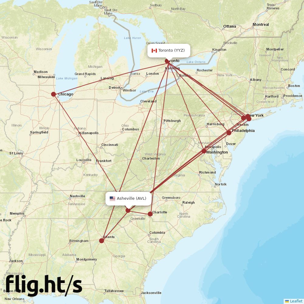 YYZ-AVL
