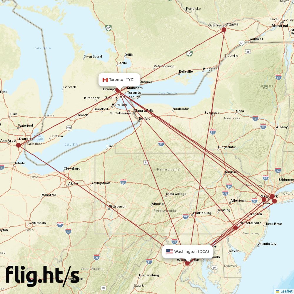 YYZ-DCA