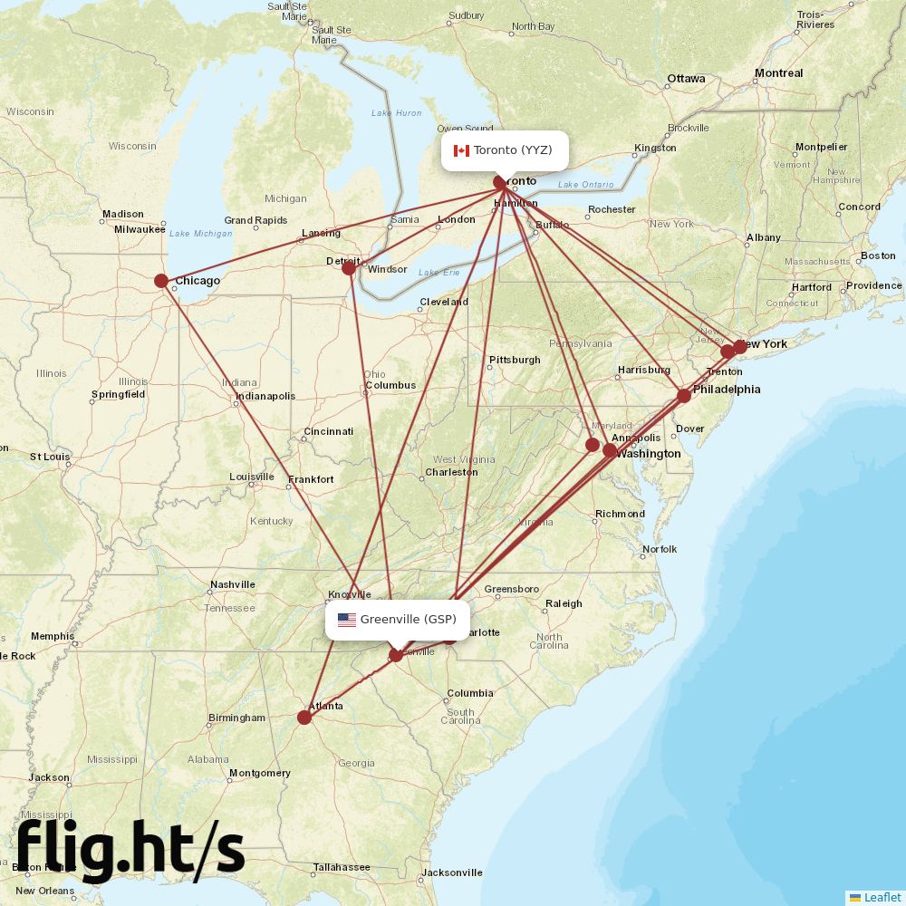 YYZ-GSP