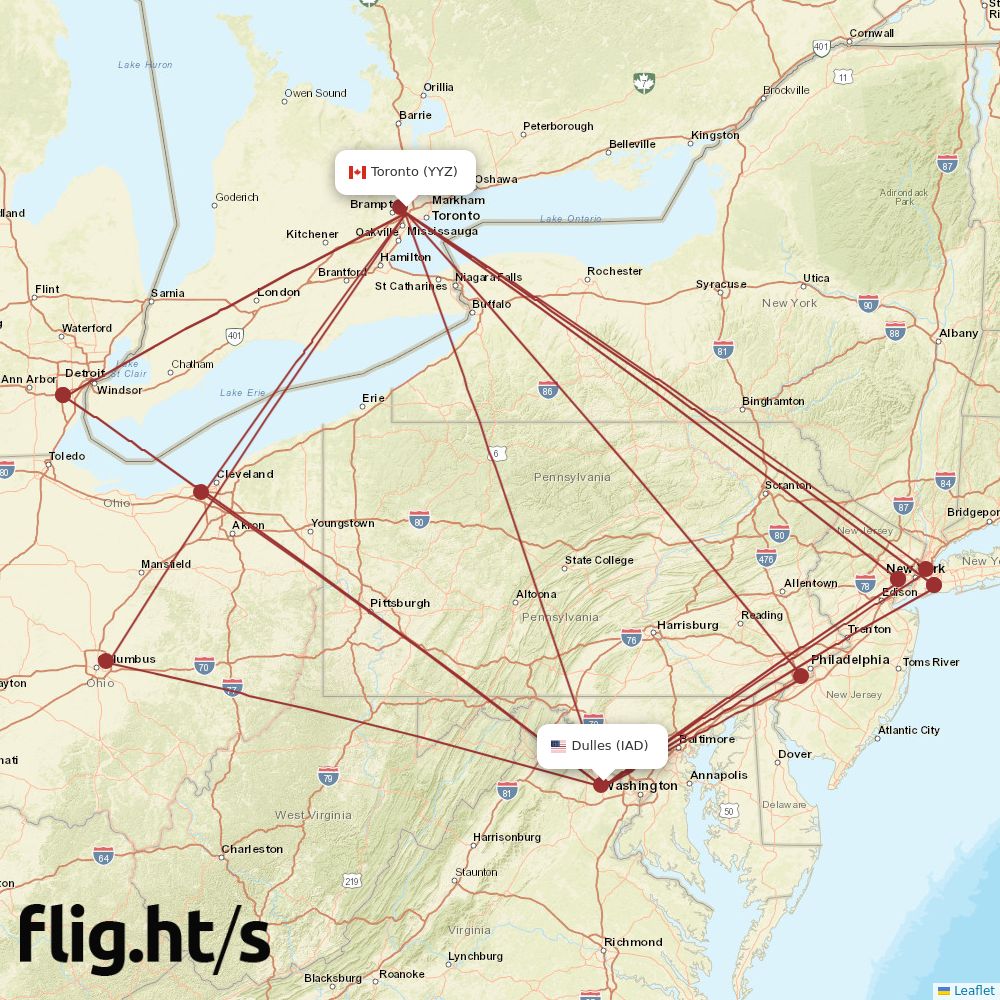 YYZ-IAD