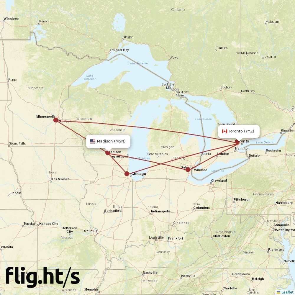 YYZ-MSN