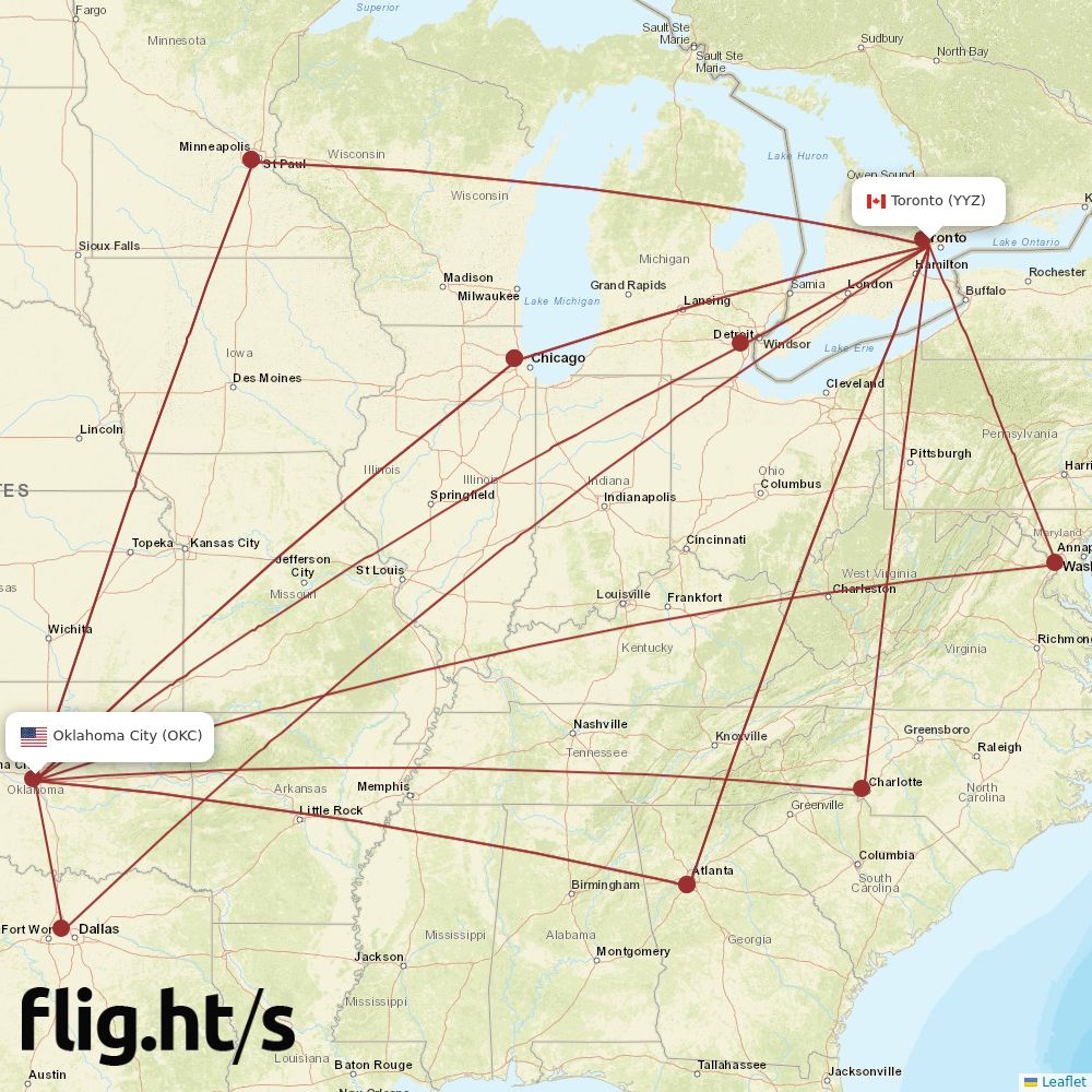 YYZ-OKC