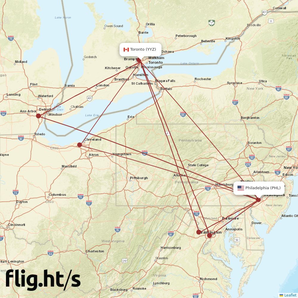 YYZ-PHL