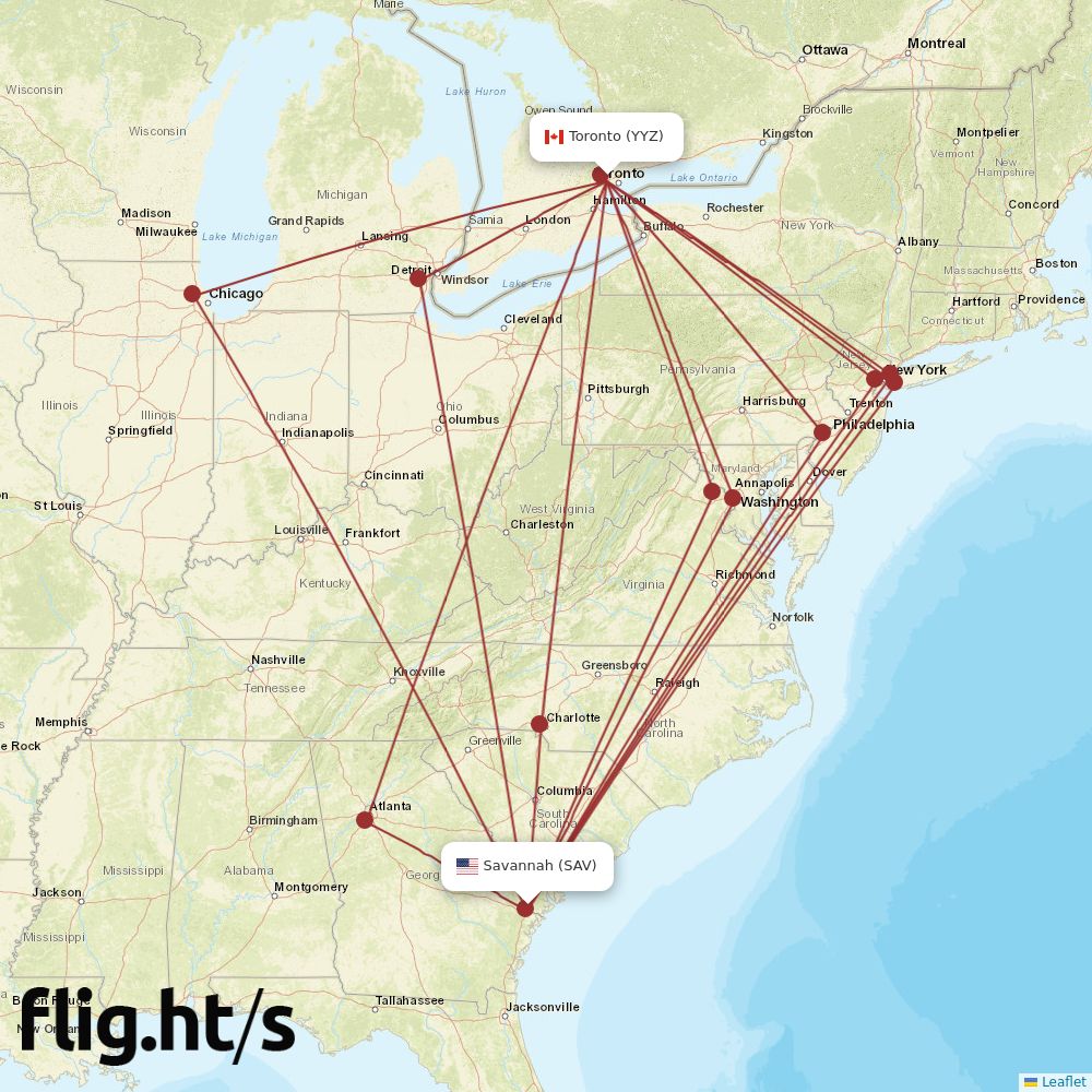 YYZ-SAV