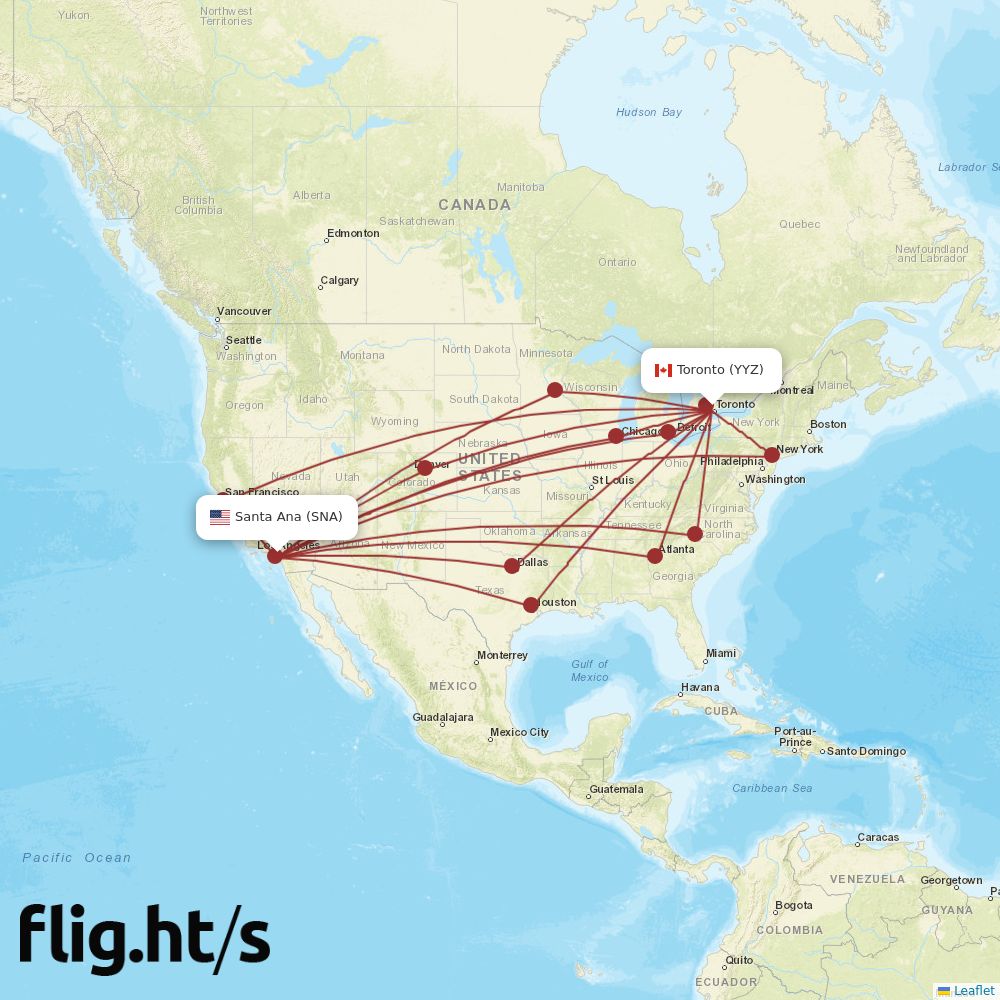 YYZ-SNA