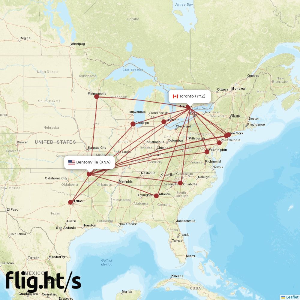 YYZ-XNA
