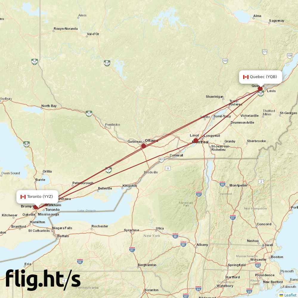 YYZ-YQB
