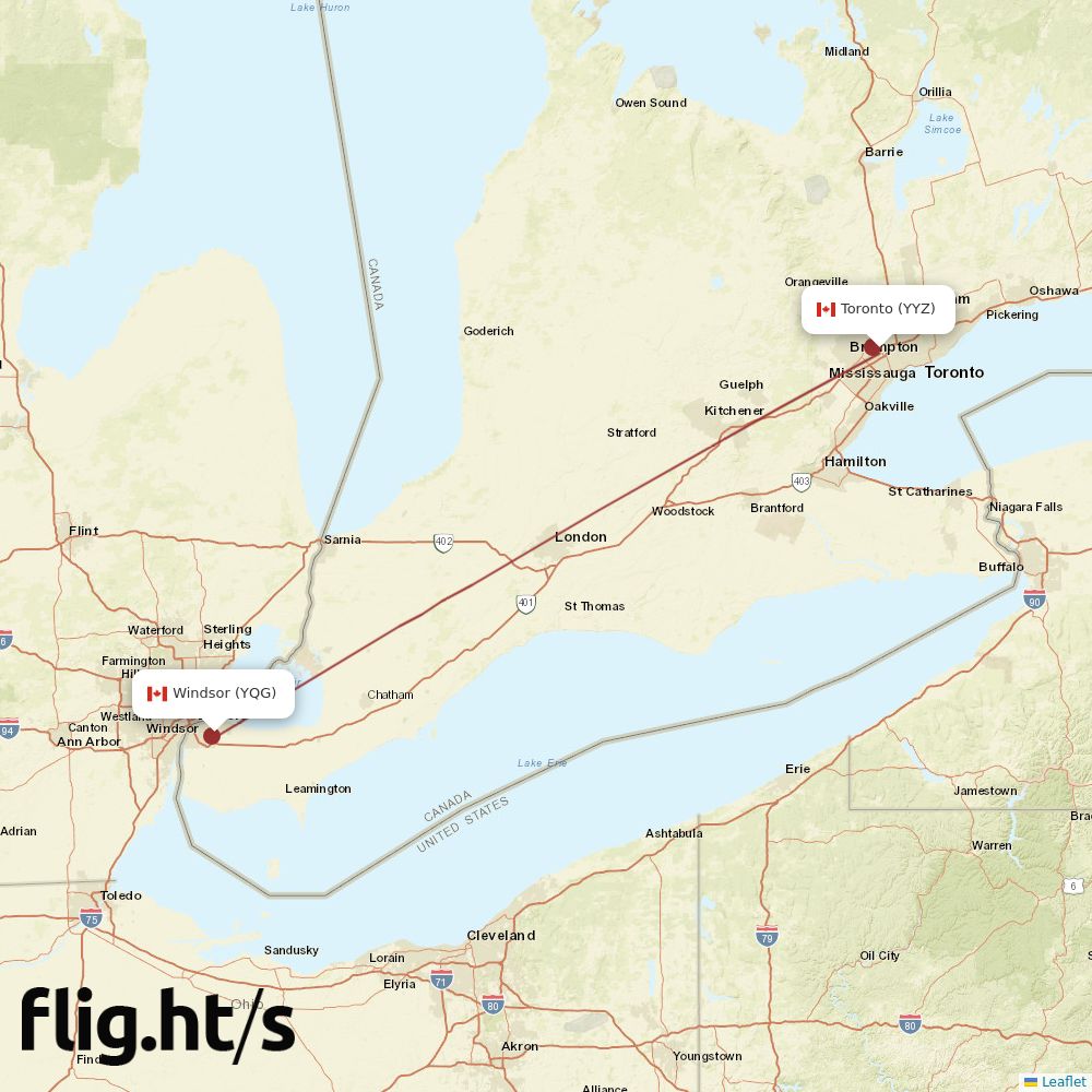 YYZ-YQG