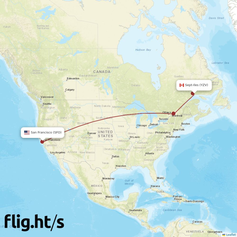 YZV-SFO
