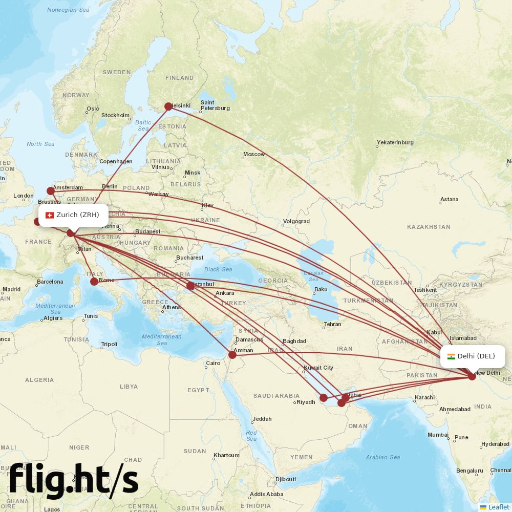 ZRH-DEL