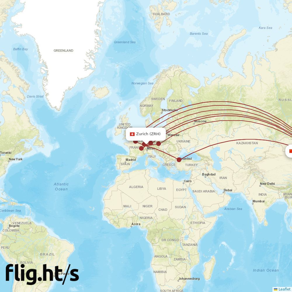 ZRH-PEK